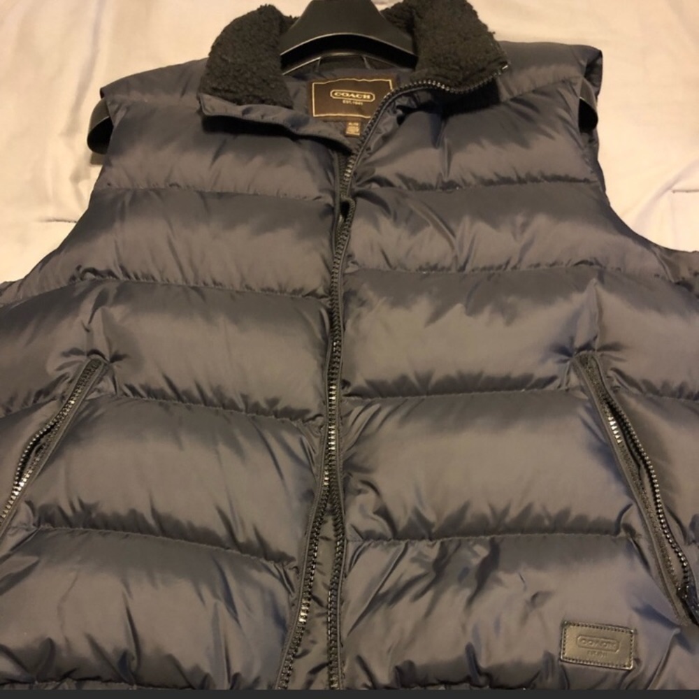 Coach Navy Blue Men’s Vest